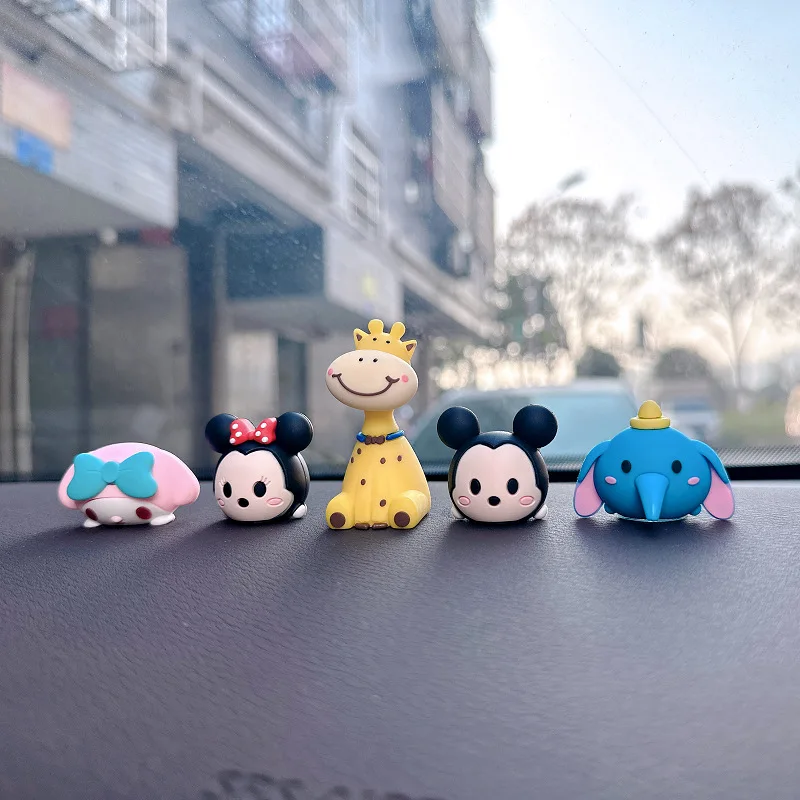 ディズニーミッキーの子供用デスクトップおもちゃ,車のセンターコンソールアクセサリー,アニメシリーズ,クリスマスと誕生日のギフト
