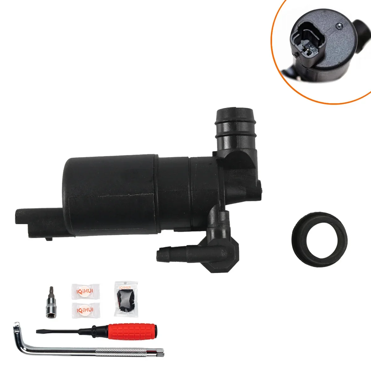 

Windscreen Washer Dual Pump + Installation kit For Mercedes Citan Vauxhall Vivaro Nissan Qashqai