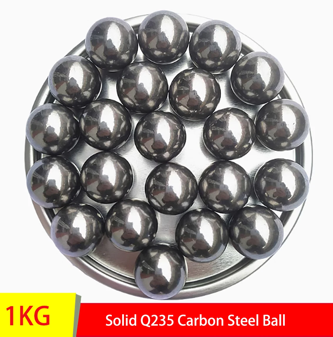 1KG Dia 3/3.175/3.5/3.75/3.969/4/4.5-19.05mm Hardened Solid Q235 Carbon Steel Ball G100 High Quality Smooth Round Iron Beads