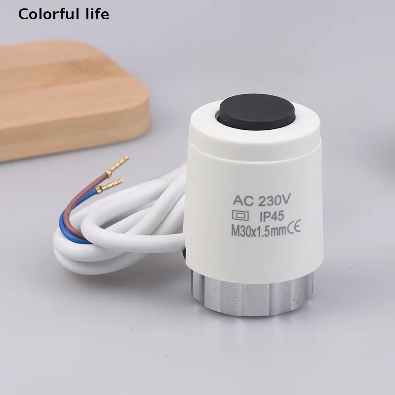 

230V NO Valve N58A Electric Thermal Actuator Radiator For Manifold Underfloor Heating Normally Open Thermostatic Valve