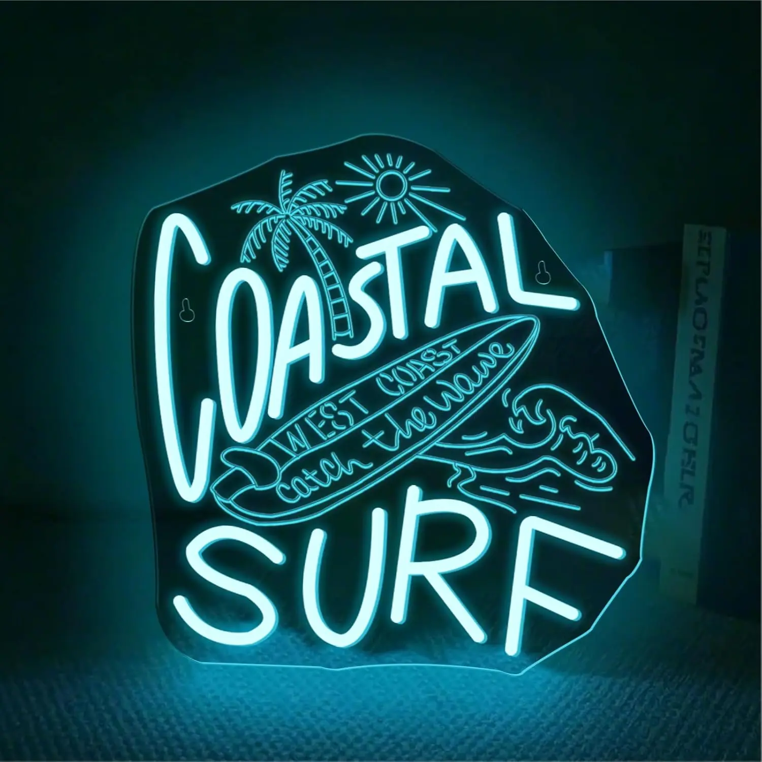 

Coastal Surfing Neon Sign Dimmable LED Night light for Bar Club Bedroom Beach Decor Birthday Party Window Neon Decor Art Gifts