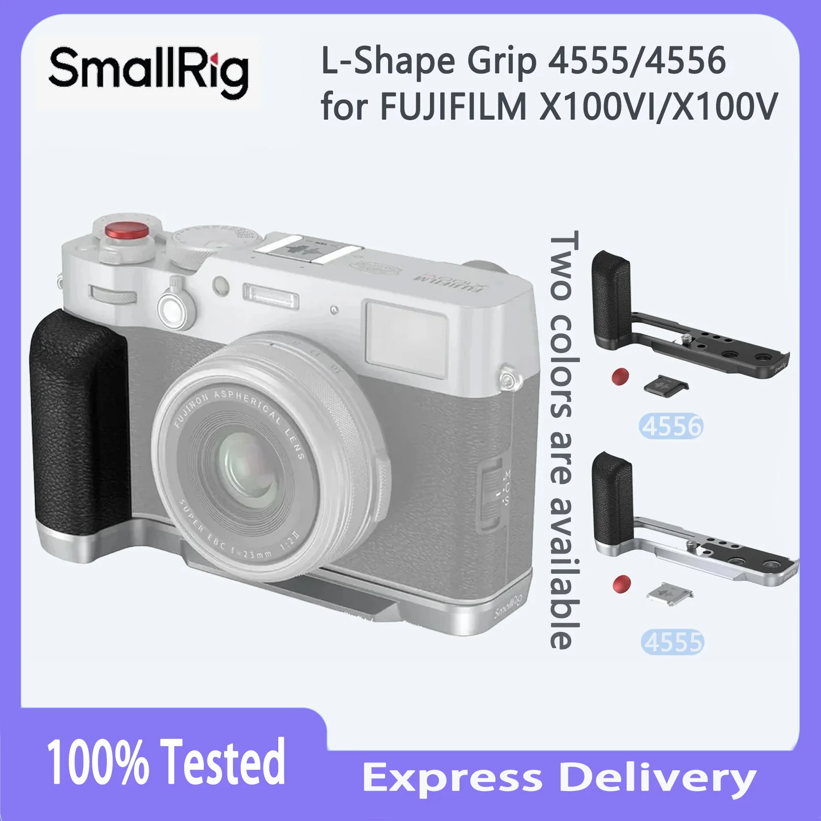 

Оригинальный SmallRig 4555 4556, кнопка спуска затвора, чехол для горячего башмака, L-образная ручка, совместимая с FUJIFILM X100VI X100V