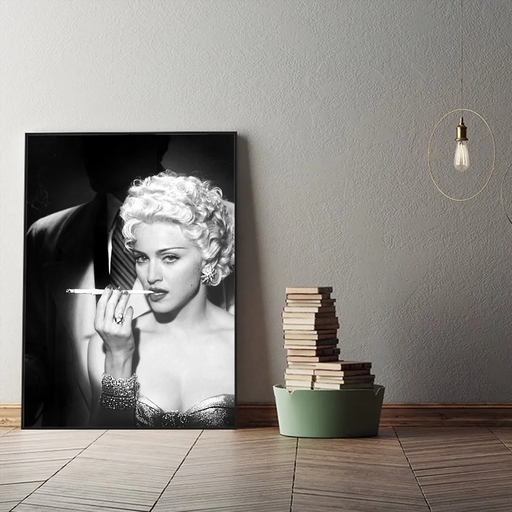 singer Madonna Poster DIY Vintage Movie Poster Wall Art Painting Study Stickers Big Szie Wall Painting