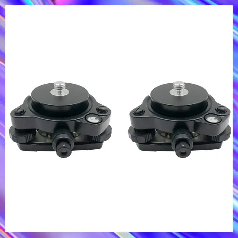 

2X Tribrach With Optical Plummet & GPS Tribrach Adapter Carrier With 5/8Inx11 Mount Rotate Screw For Total Station GPS