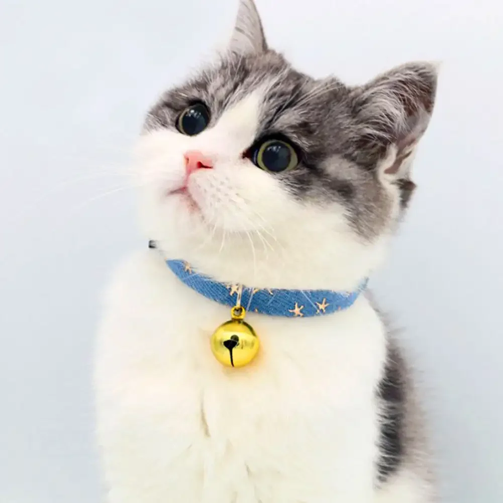 DIY Pet Supplies Lobster Decor Bell Collar Clothe Accessories Cat Collars Leads Cat Accessories Metal Jingle Bell Decoration