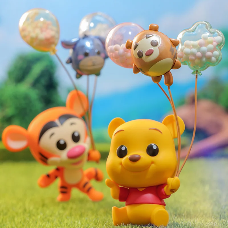 

Hottoys Disney Winnie The Pooh Balloon Series Cosbi Blind Box Collection Model Anime Figure Eeyore Tigger Winnie Piglet Toy