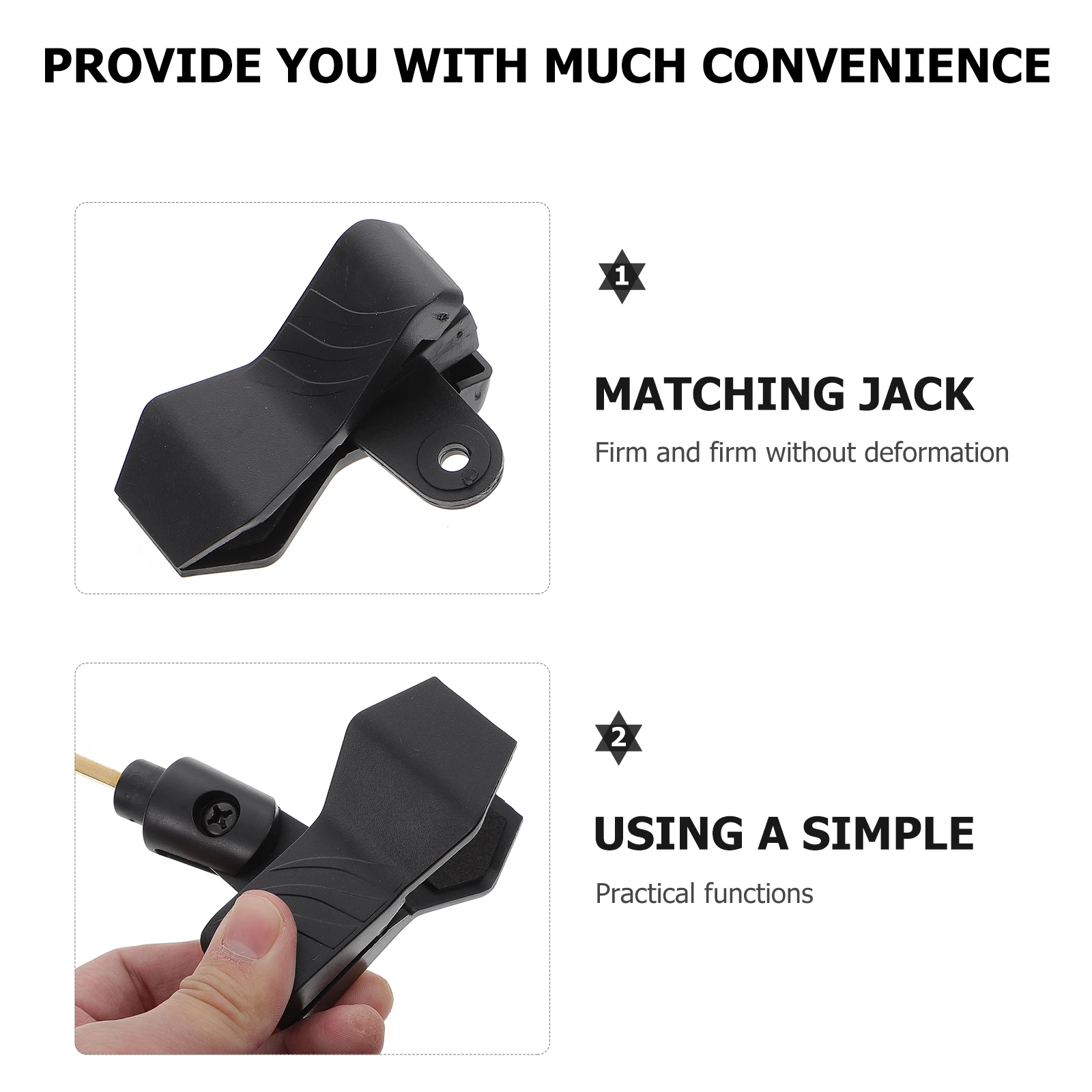 

Saxophone Microphone Stand Clips for Stands Clamp Holder Abs Instrument Mount Holders