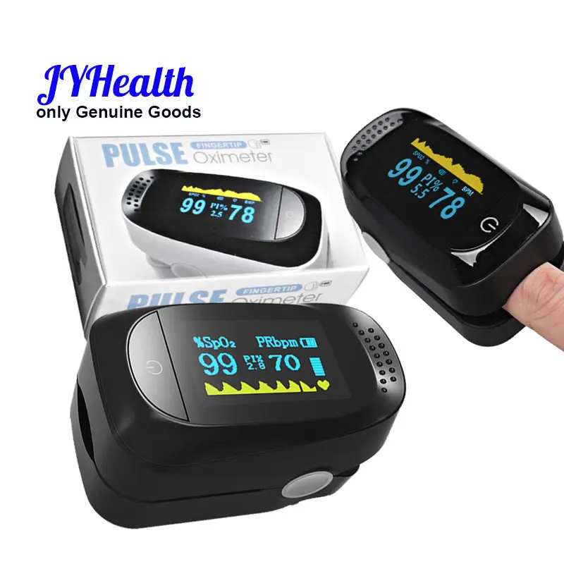 JYHealath Digital Finger Pulse Oximeter Blood Oxygen Finger Heart Rate Saturation Meter Alarm Oximetro de dedo Health Care Home