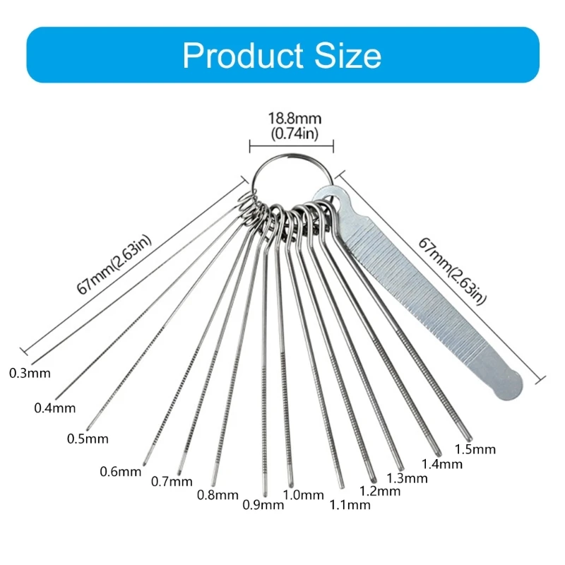 Fichier fente d'écrou guitare, tiges sciage cordes, outils réparation guitare, fichier d'affûtage
