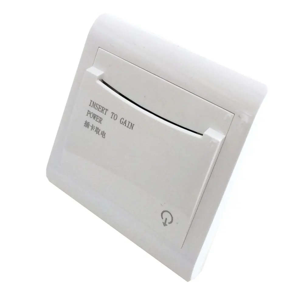 10pcs Hotel Energy Save Switch Any Insert Card For Power Supply Two Lines Without Time Delay 220V 5500W 25A