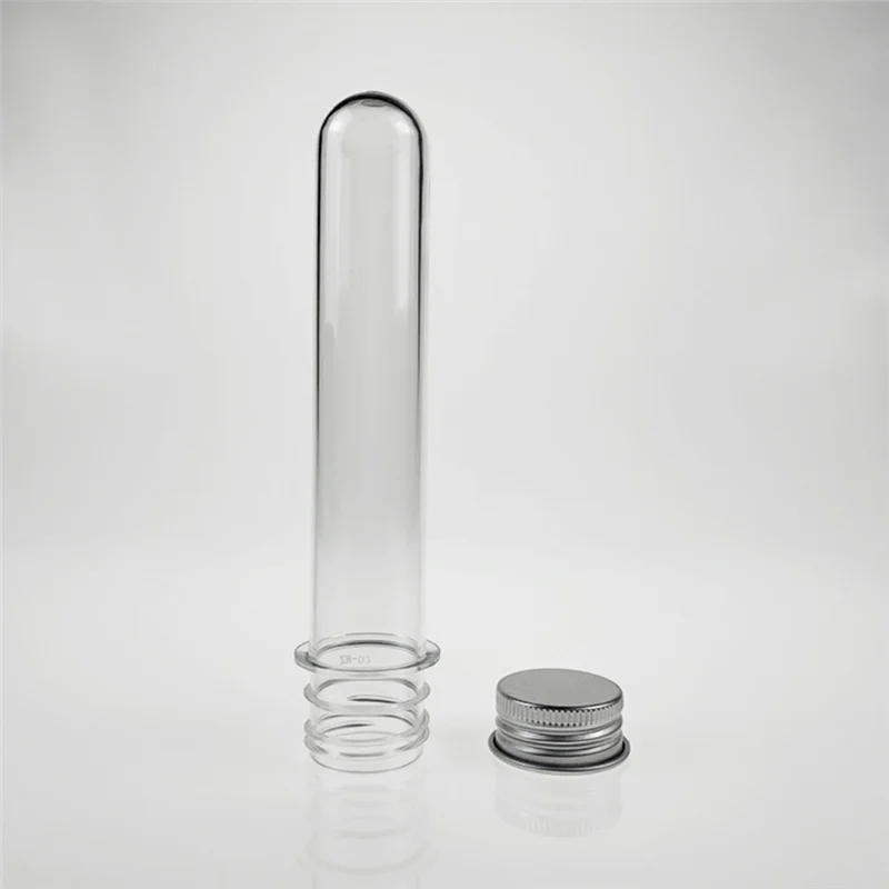 50 Pcs 45Ml Clear Plastic Test Tubes, Tube for Sample, for Scientific Experiments Party Decorate the House Candy Storage