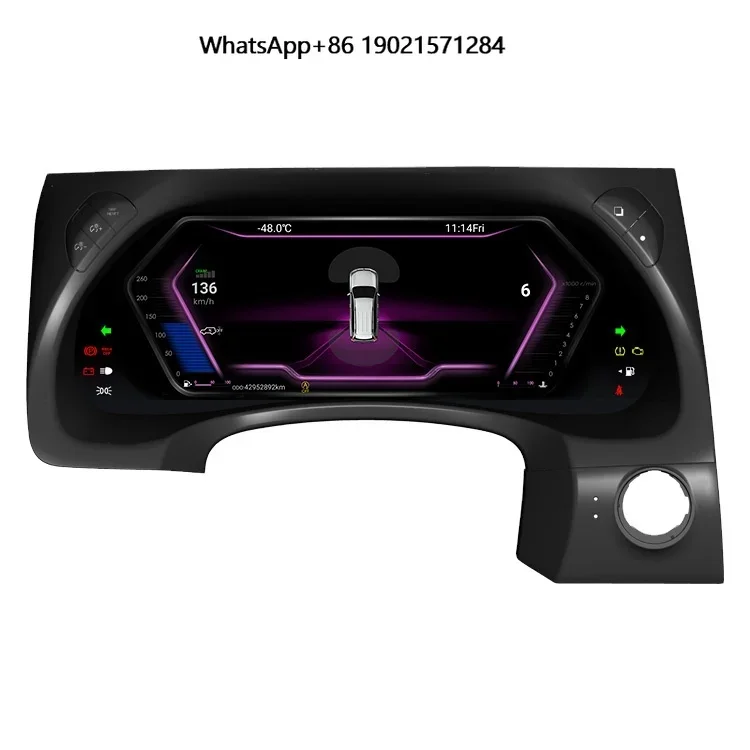 

Bosstar Linux System High Precision Auto Meter Dash Display for Nissan Patrol Y62 Speed Meter Car Dashboard Cluster Tachometer