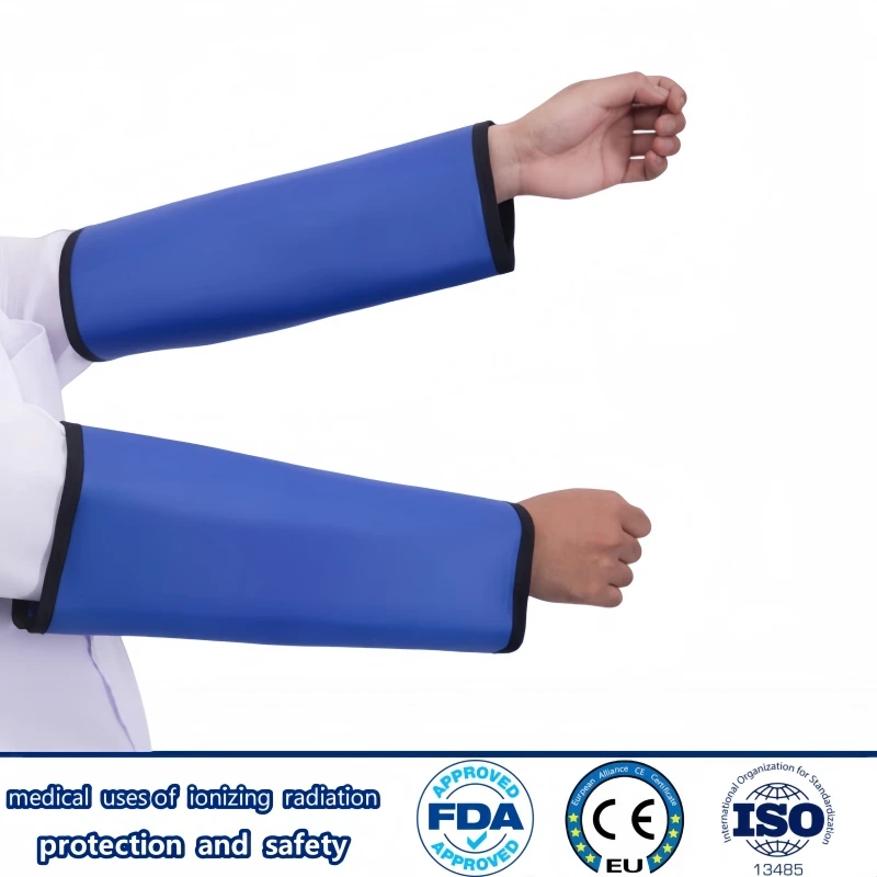 Dental interventional x-ray lead arm sleeves 0.35/0.5mmpb gamma ray radiation shield arm covers radiology safety protective gear