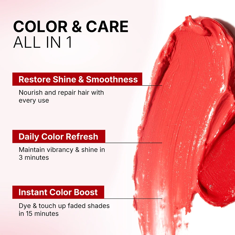 Karseell 500ml Color Depositing Red Hair Mask Color Boosting Conditioner, Hydrates and Enhances Red Tones for Color-Treated Hair