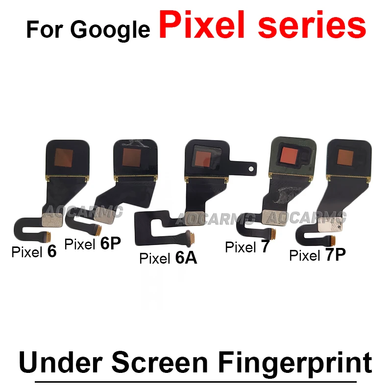 Under The Screen Fingerprint Sensor Home Buttons Flex Cable For Google Pixel 6 7 8 Pro 6A 6PRO 7Pro 7A 8Pro Replacement Part