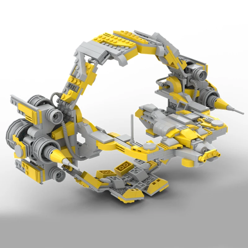 

446 шт. MOC Hyperdrive Booster Ring космический аксессуар футуристическая звезда битва креативные строительные блоки DIY сборка развивающая игрушка