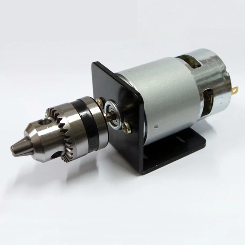 Chuck Miniature Drill DC 12~24V Motor Angle Grinder Cutting Grinder Polishing Engraving Electric Handle Drill Press Kit
