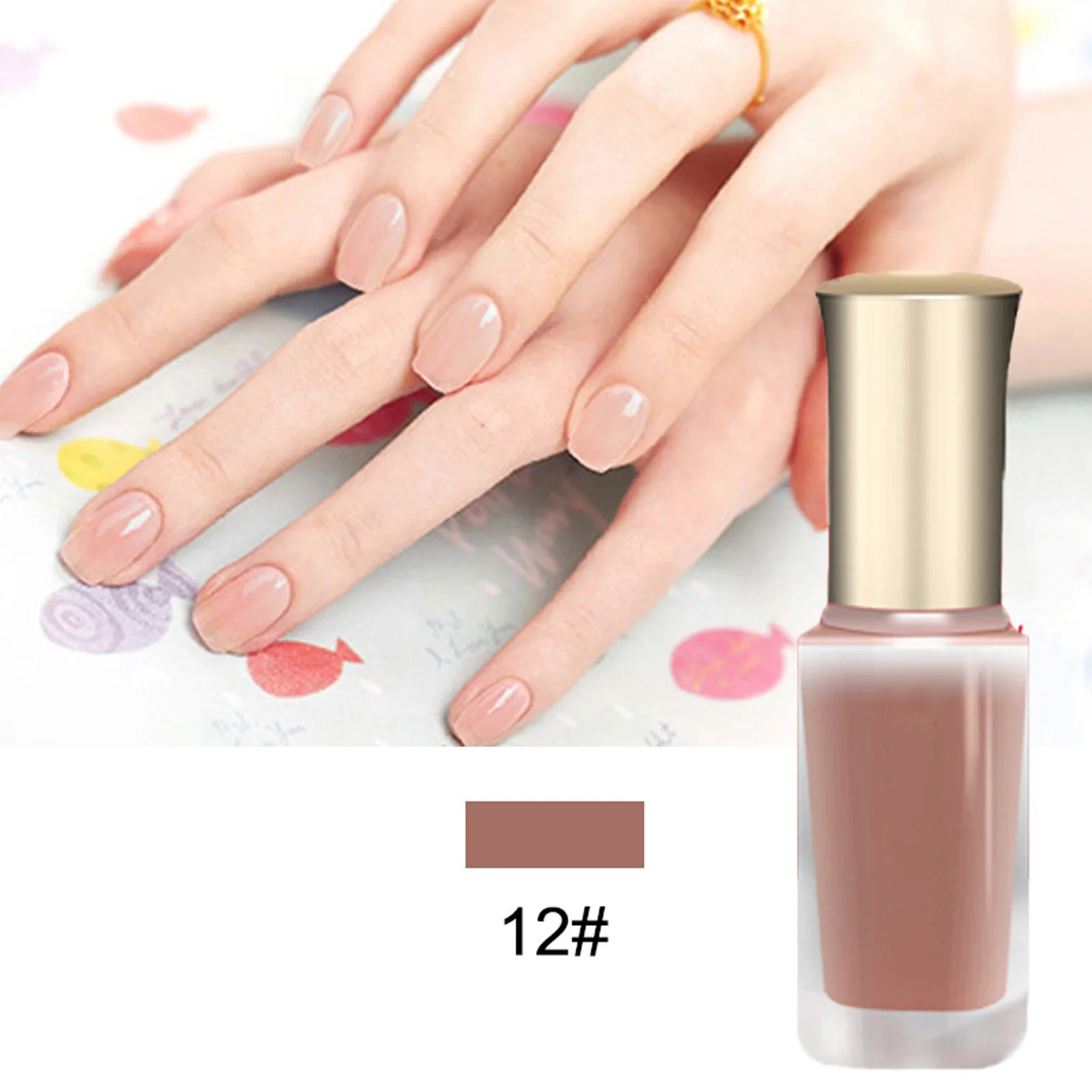 Smalto per unghie semitrasparente Color caramella colore brillante Manicure Top Coat adatto per Manicure da donna di bellezza