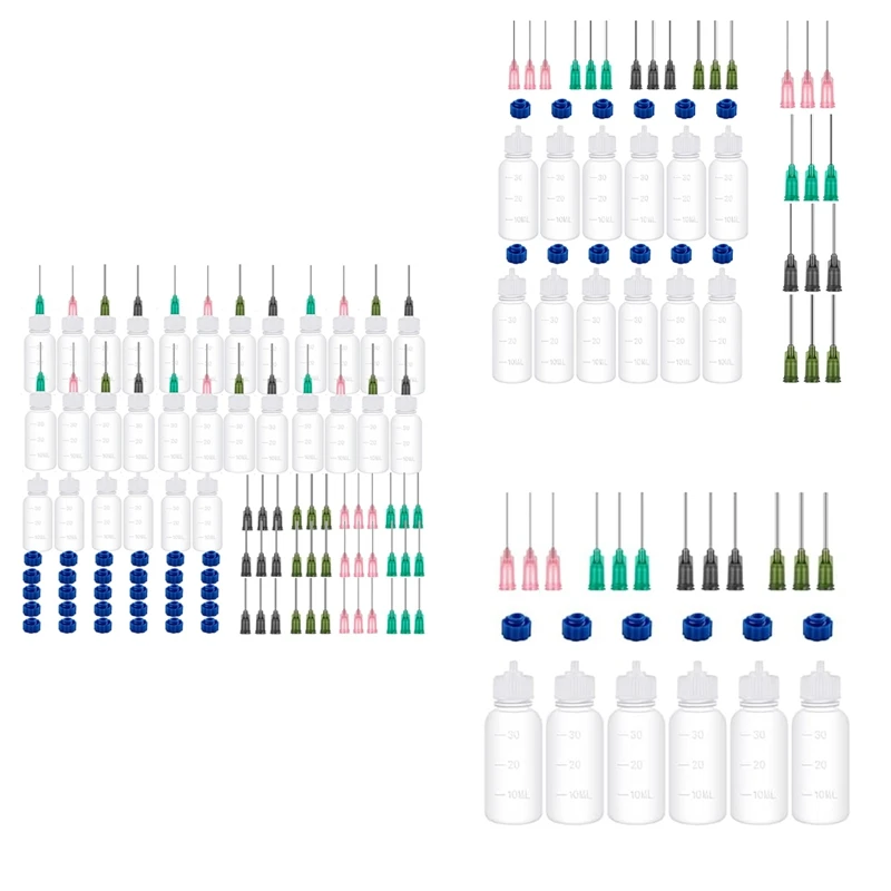 Glue Applicators Bottles,With Blunt Needle Tip 14Ga 16Ga 18Ga 20Ga For Glue Applications,Paint Quilling Craft