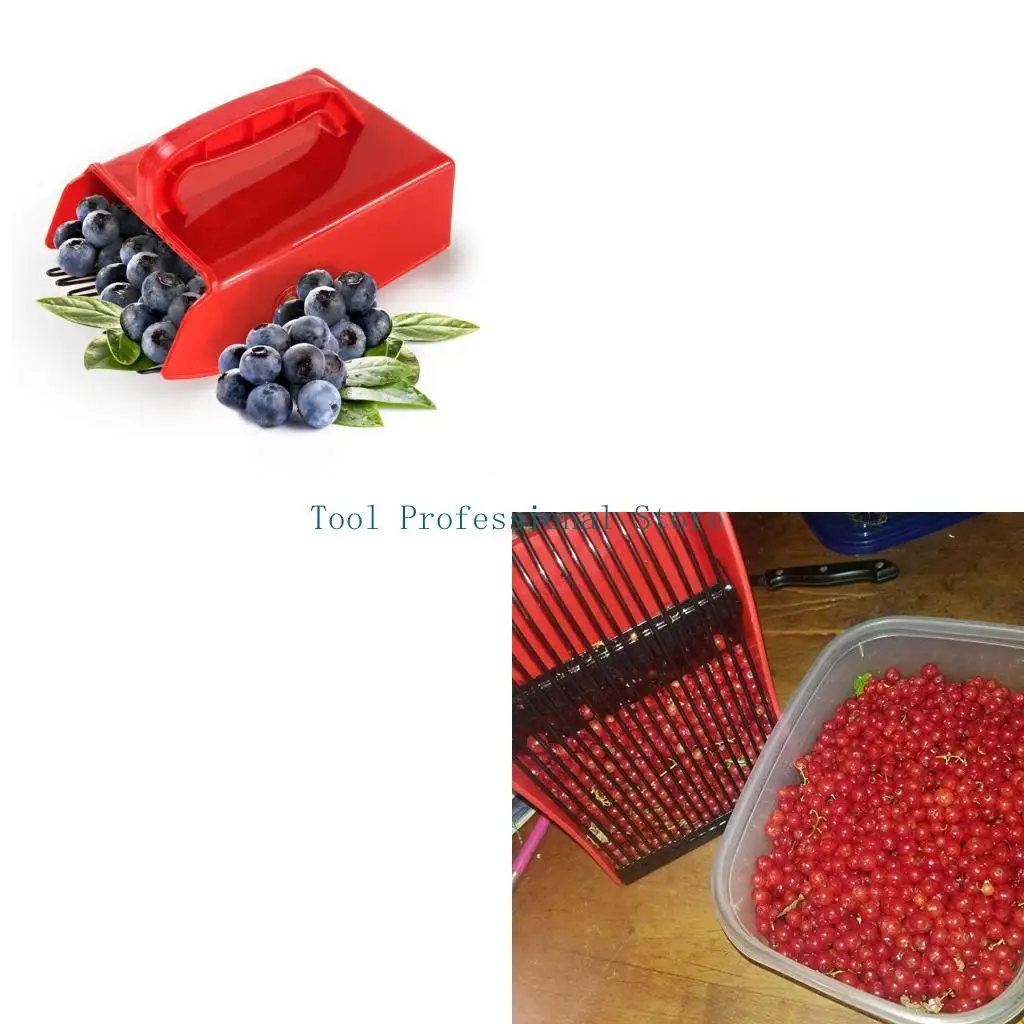 57QF Handheld Berries Pickers Set with Comb Teeth Integrated Handle for Backyard Harvest
