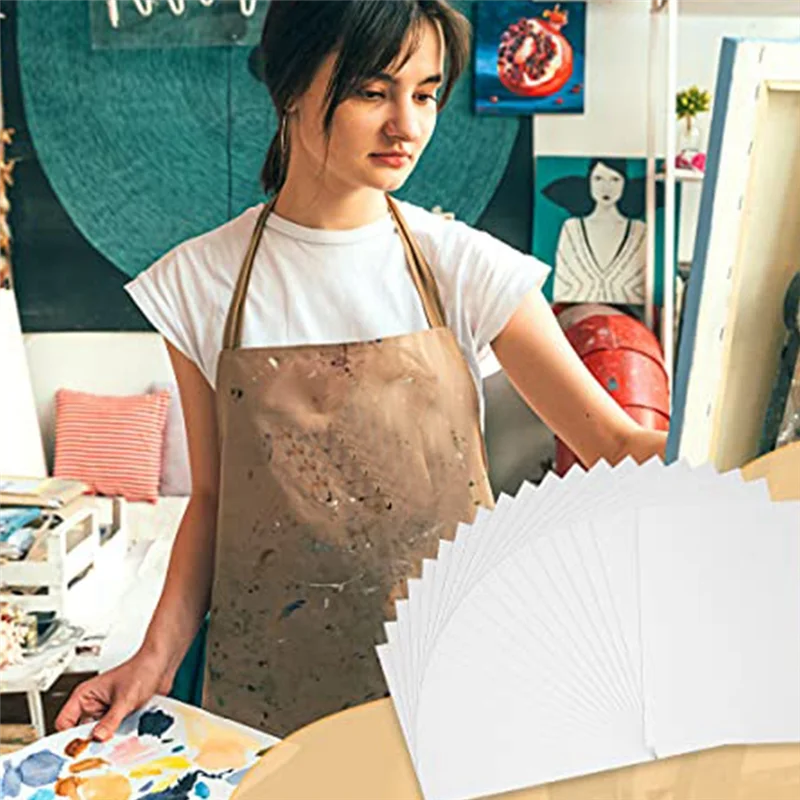 Отлично! 60 листов акварельной бумаги, холодный пресс, 50% хлопок и 140 фунтов/300 Г/кв.м. Бескислотная белая бумага (10,63 х 7,68 дюйма)