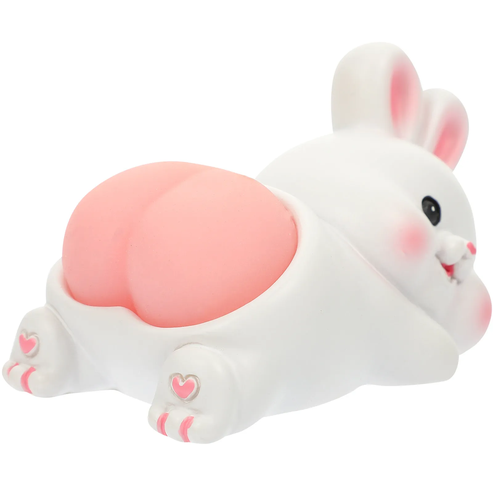 

Статуэтка кролика: милая мультяшная фигурка животного для декора рабочего стола, дома, автомобиля, миниатюрное украшение из смолы, подарок для детей, декор для офиса