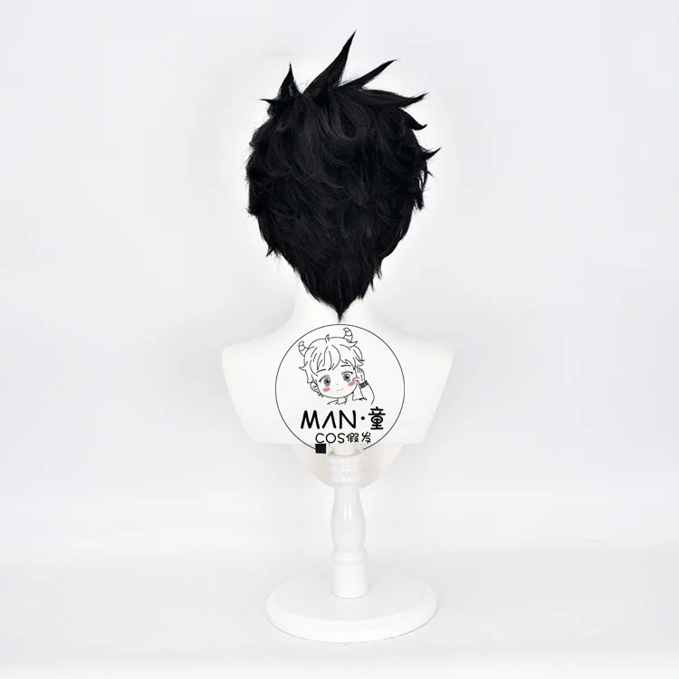 Haikyuu!! Kuroo Tetsurou Cosplay Wig Black Styled Short Hair Stock Halloween Gift
