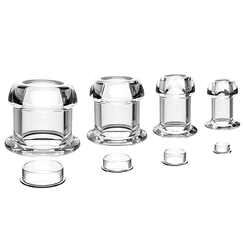 

4Pcs/set Bidet Silicone Hollow Butt Plug Easy Cleaning Hollow Personal hygiene Washing