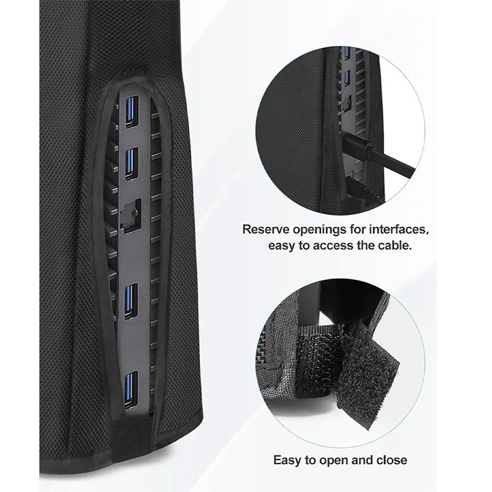 تخصيص أي اسم غطاء غبار بلاي ستيشن 5 PS5 لعبة وحدة التحكم الغطاء الواقي غطاء مقاوم للخدش أداة حماية المضيف #6