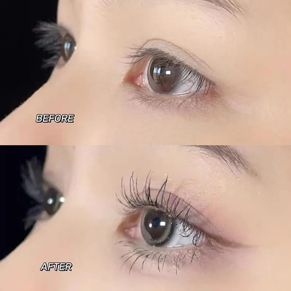 Cappuvini Natural Curling Mascara Langanhaltende, verlängernde Wimperntusche, schnell trocknender und nicht verschmierender Wimpernprimer