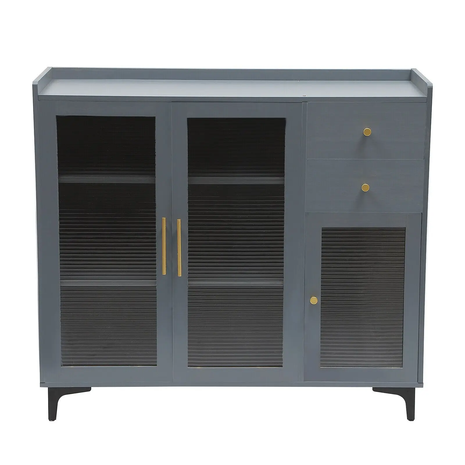 Buffet cabinet, kitchen self-service dining table, modern reinforced cutlery cabinet with storage room & door, dining table