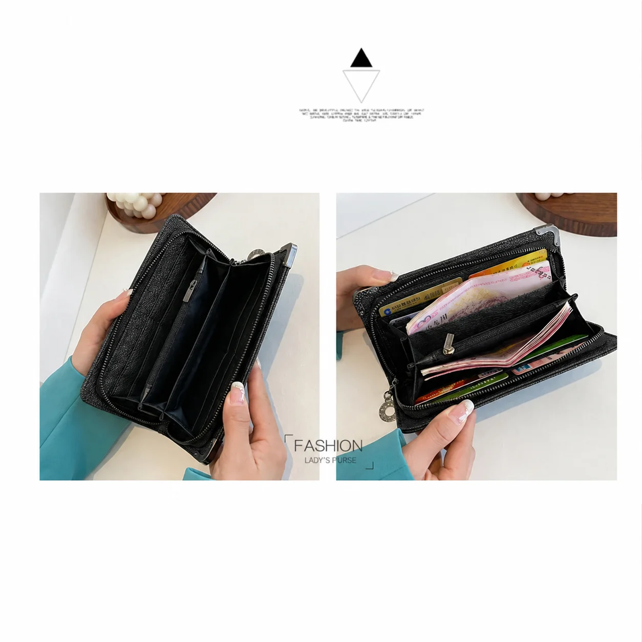 Unisex Lange Männer Frauen Geldbörse Punk Schädel PU Leder Brieftasche Zipper Clutch Tragbare Casual Dame Bargeld Geldbörse Brieftasche – Detail 16