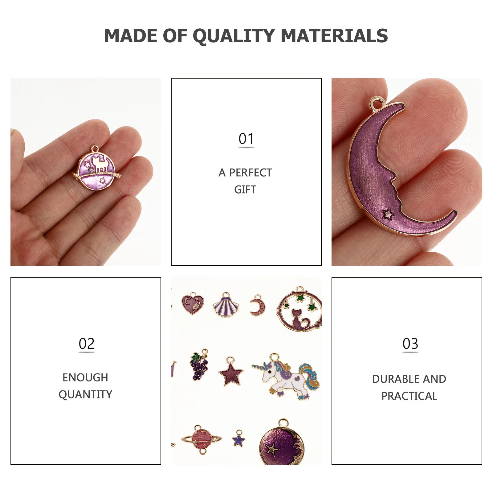 

3 H Pendant Alloys DIY Jewelry Accessories for Diy Jewelry Pendant Necklace Bracelet Earrings Keychains Supplies Women