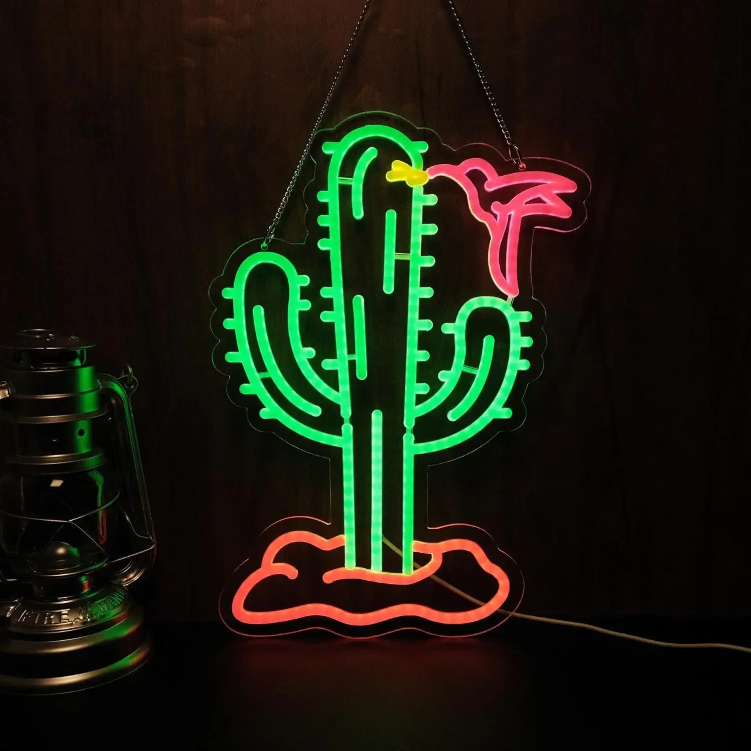 

Cactus LED Neon Wall Lighting Dimmable Art Deco Solution for Homes Shops Bar Events & Gifting Create Unique Illumination