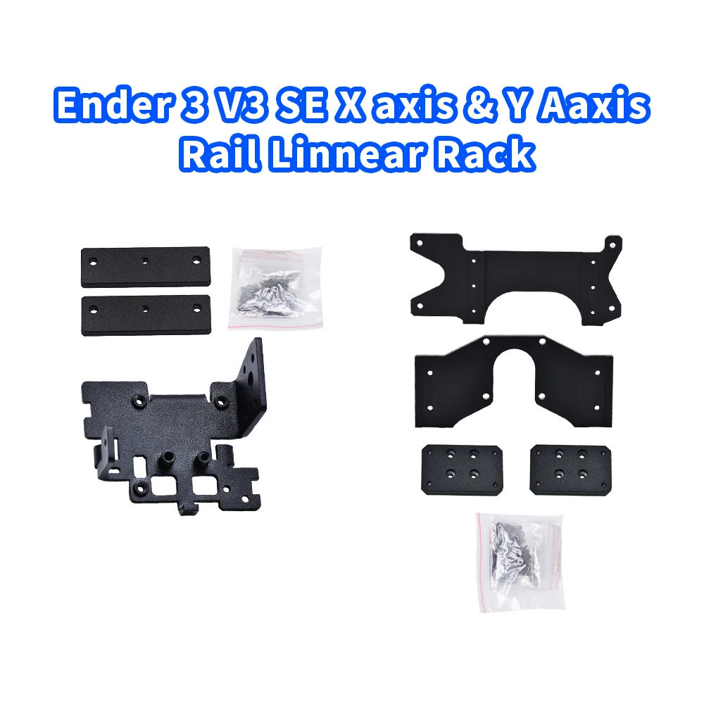 Imagem -03 - Ender v3 ke X-axis Duplo y Kit de Atualização com Placa Traseira Mgn9h 300 mm Guia Ferroviário Linear para Ender v3 se x y Eixo Impressora 3d