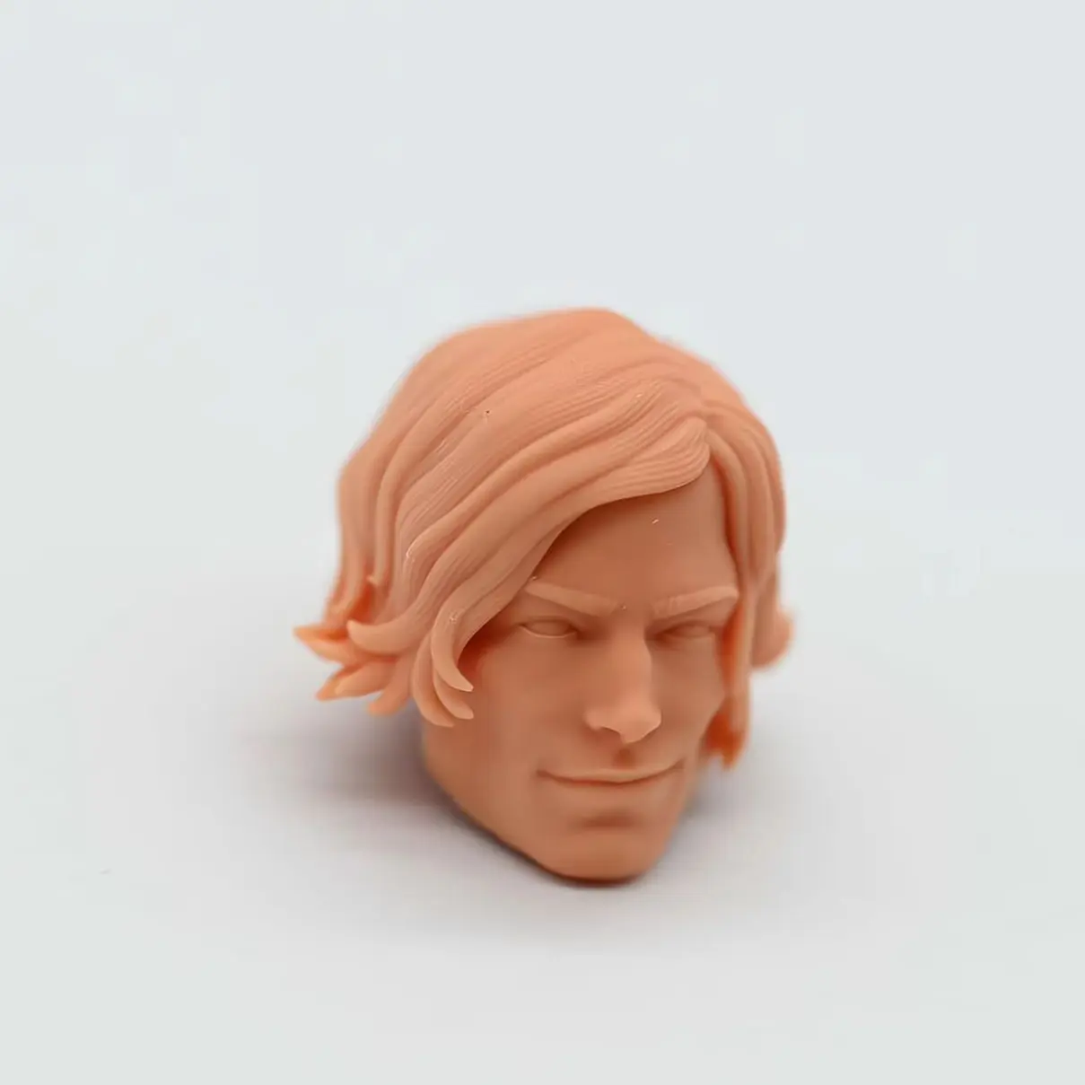 

HL1236 DIY Customized 1/18 1/12 1/10 Ezra M Barry A Unpainted Head Sculpt for 3.75" 6" 7" Figure SHF ML Mafex Mez NECA Mcf