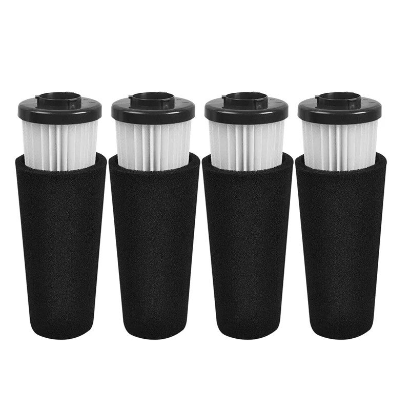 Filtro de plástico de 4 piezas para aspiradora Dirt Devil, accesorios para modelos UD20124 F112