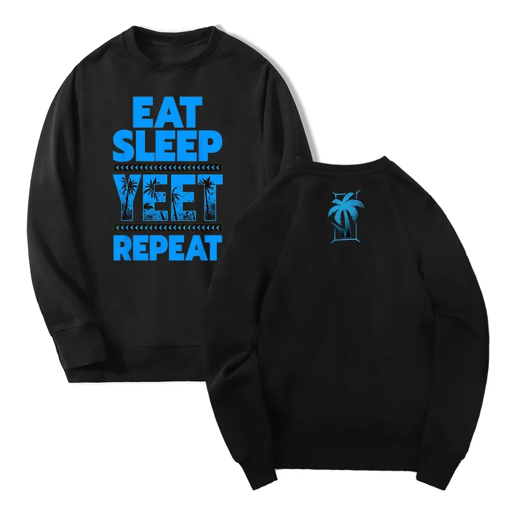 

Jey Uso Eat Sleep Yeet Repeat Oversized Hoodie Women Men O-neck Long Sleeve Crewneck Sweatshirt Casual Tracksuit Y2K Clothes