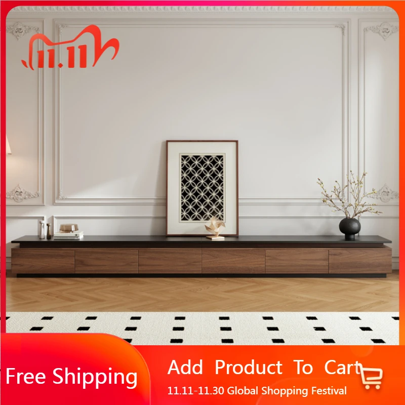 

Minimalist Solid Wood TV Cabinet Nordic Storage Living Room Light Designer Tv Table Entertainment Archivadores Home Furniture