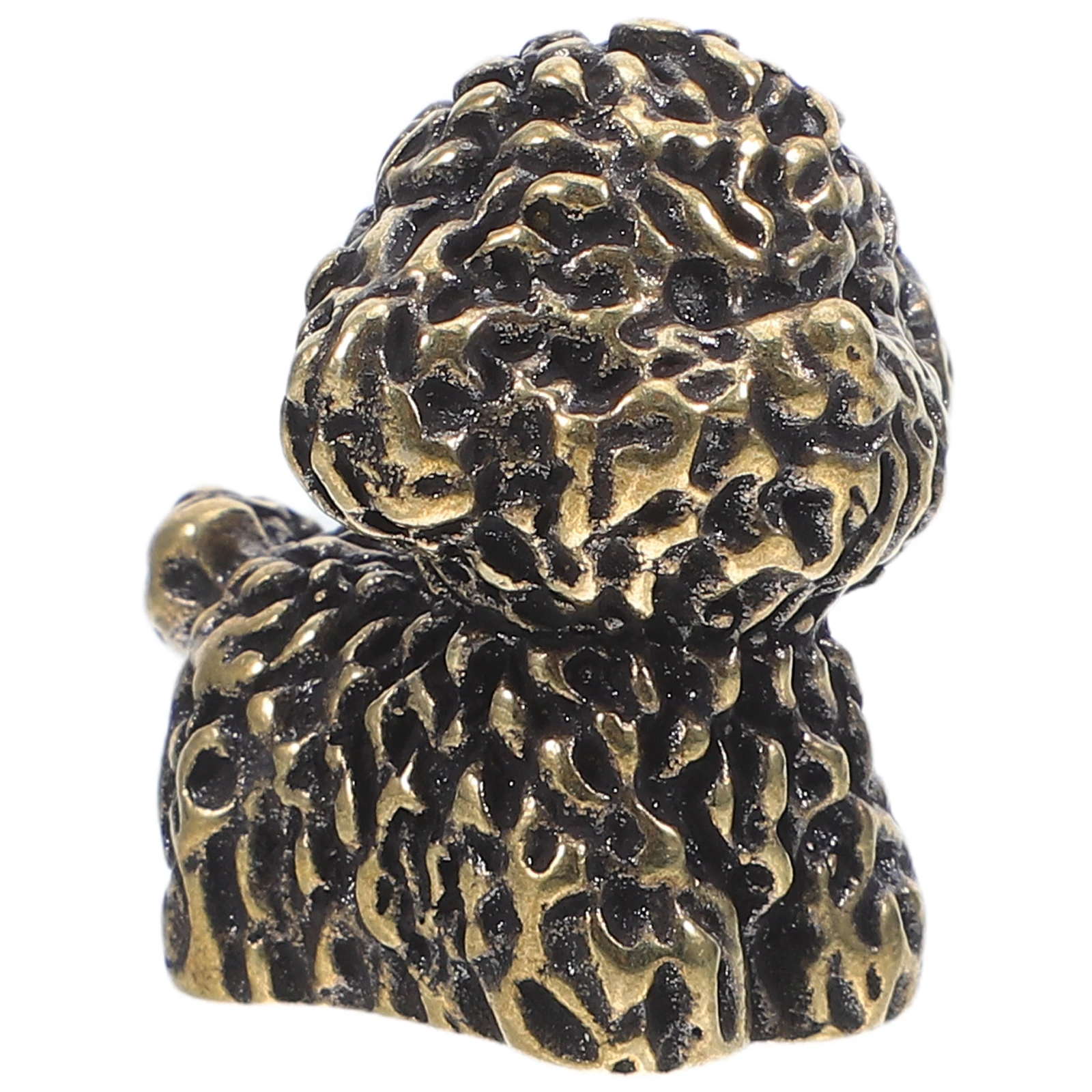 

Mini Brass Dog Figurine Statue nament Desktop Home Office Feng Shui Wealth Metal Animal Sculpture Miniature Puppy Statues