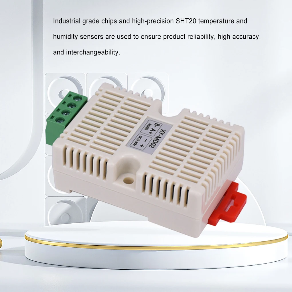 XY-MD02 Temperature Humidity Transmitter Detection Sensor Module Monitoring Modbus SHT20 Temperature Sensor RS485