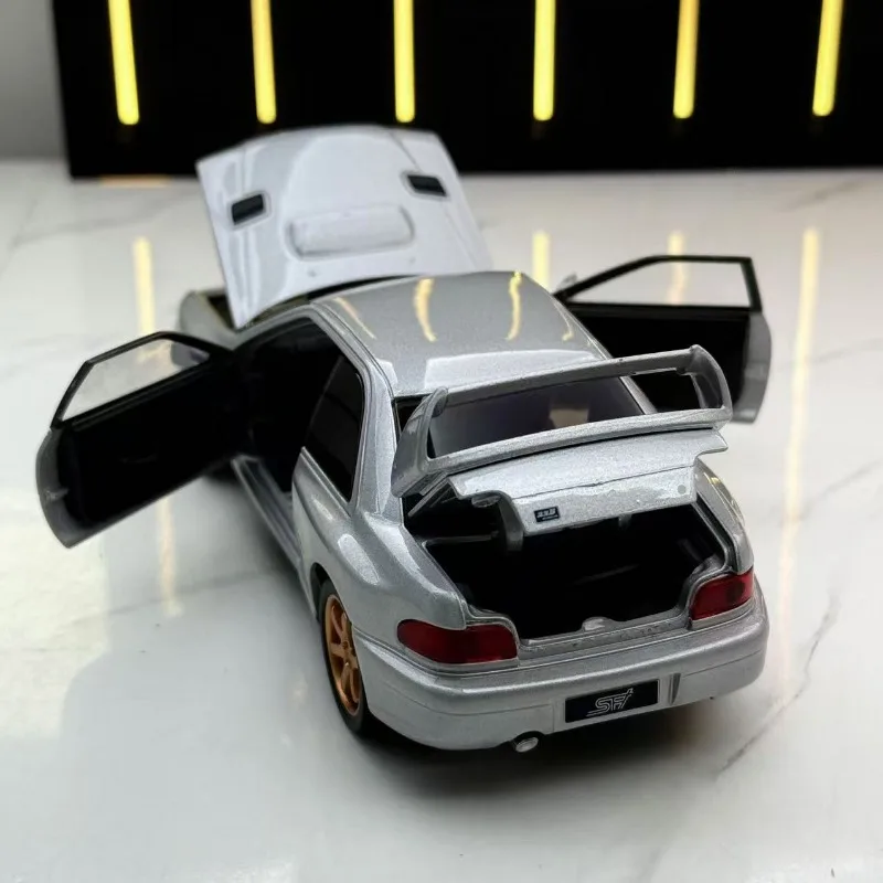 1: 32 alloy car model anime peripheral simulation Impreza sports car model children's Christmas birthday gift