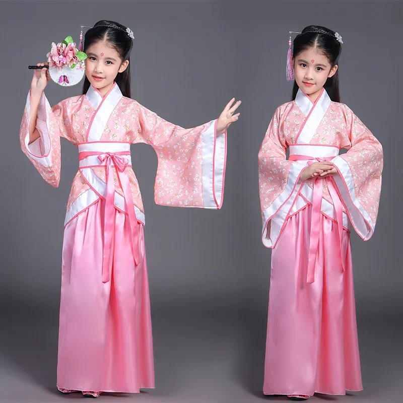 Chinese Hanfu Disfraz Children's Costume Tang Girl Fairy Women's Performance Ancient Princess Hanfu Royal Dress