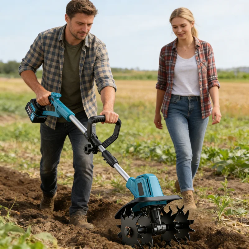 Lithium Battery Ripper, High-Power Telescopic Folding Electric Cultivator, Garden Mower And Weeder Motoazadas A Gasolina 농기계