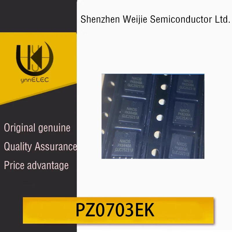 Original PK6A4BA-537BA-501BA-516BA PZ0703EK MOSFET Chip pantalla de seda DFN5X6
