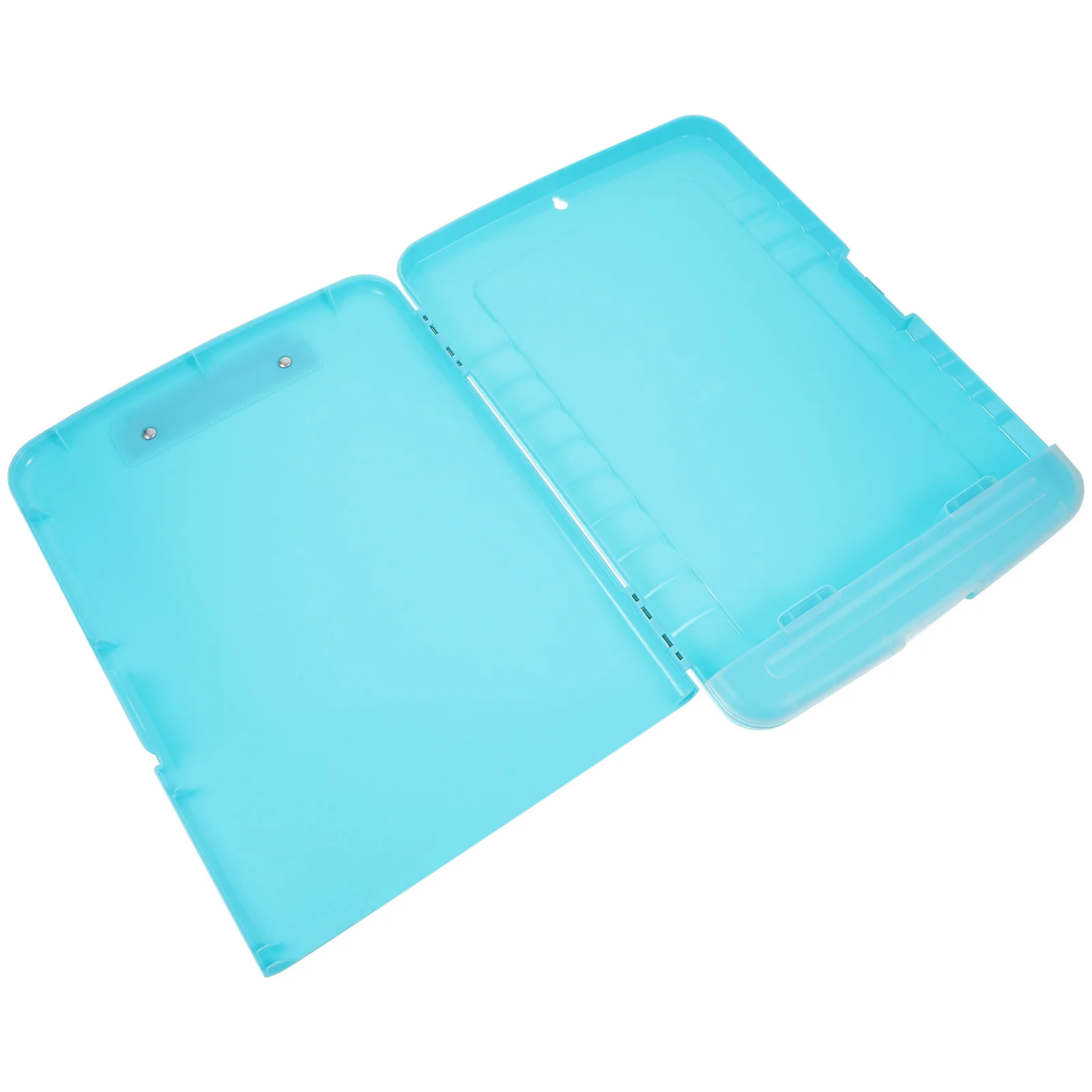 

Plastic File Holder Document Box Folding Storage Case Clipboard Organizer for Office Paper Organizer File Storage Box