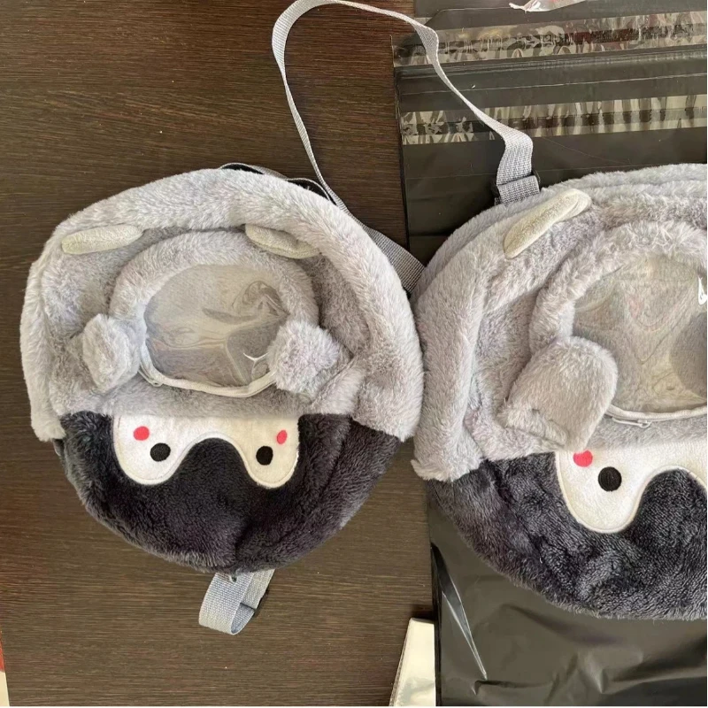 Penguin Cartoon Goth Harajuku Backpack Female Cute Jk Girl Ita Bag Doll Bag Pain Bag Action Figure Plush Mini Small School Bag