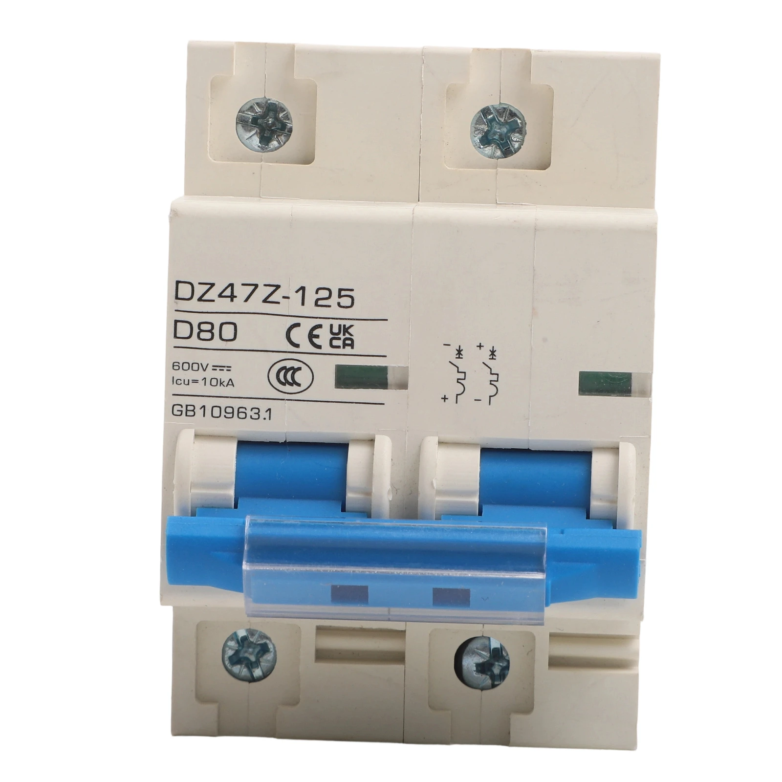 

Электронный автоматический выключатель 600В для солнечных фотоэлектрических систем, 100А, 2P, характеристическая кривая IEC60947-2, максимальные миниатюрные выключатели