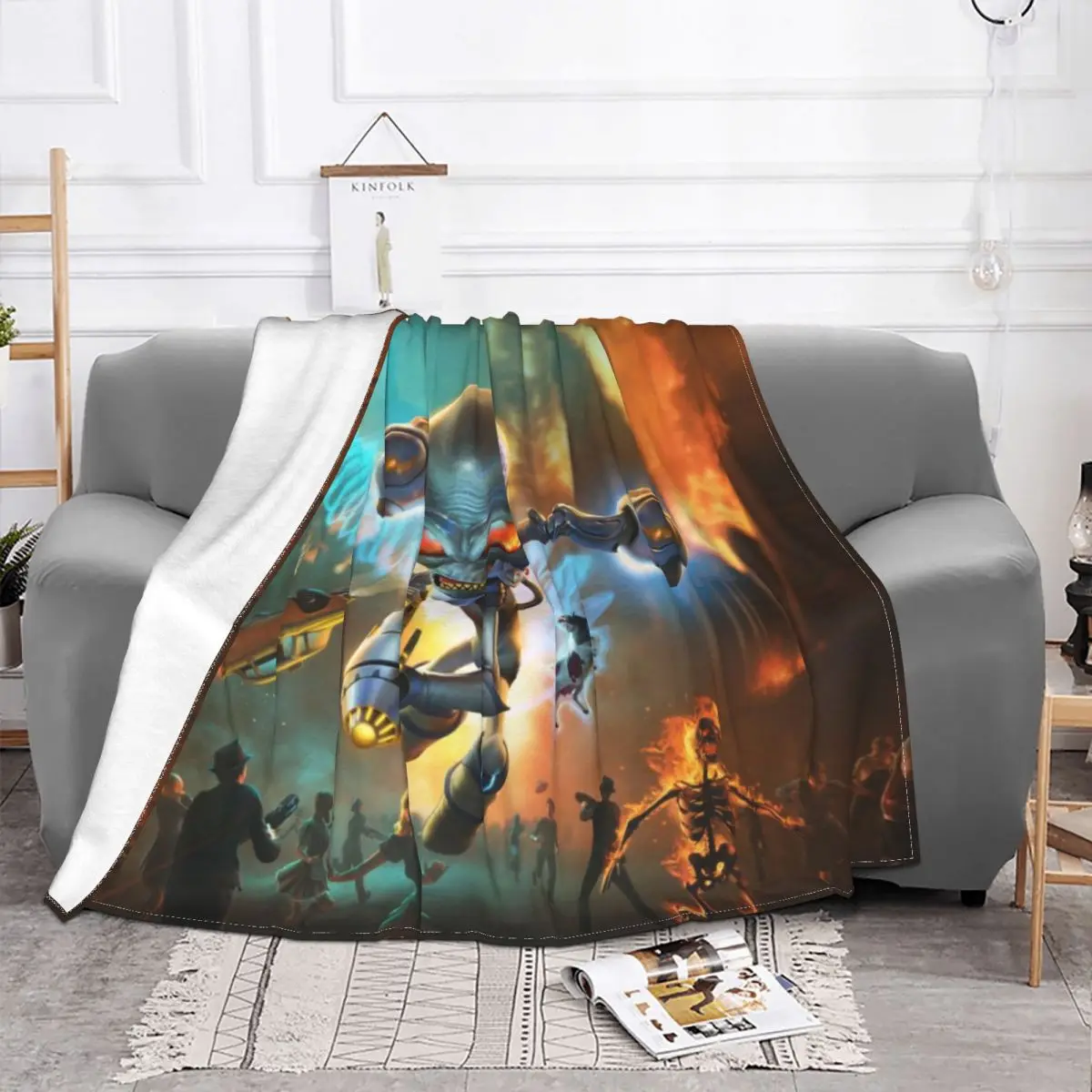 Destroy All Humans Blanket Age of Empires Fleece All Season Breathable Lightweight Throw Blankets For Office Bedspread