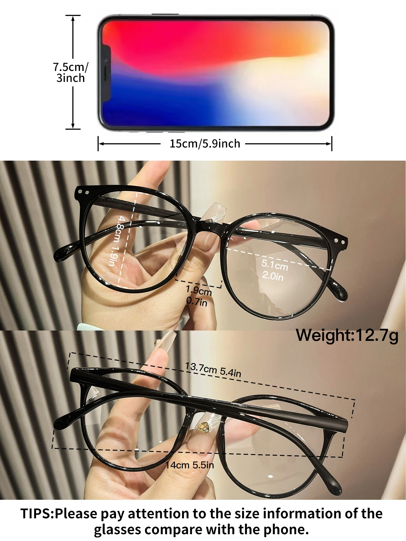 3 قطعة مجموعة نظارات إطار عصرية عصرية مختلطة الشكل كاجوال موضة أساسية نظارات مزخرفة ملابس يومية للقيادة والسفر